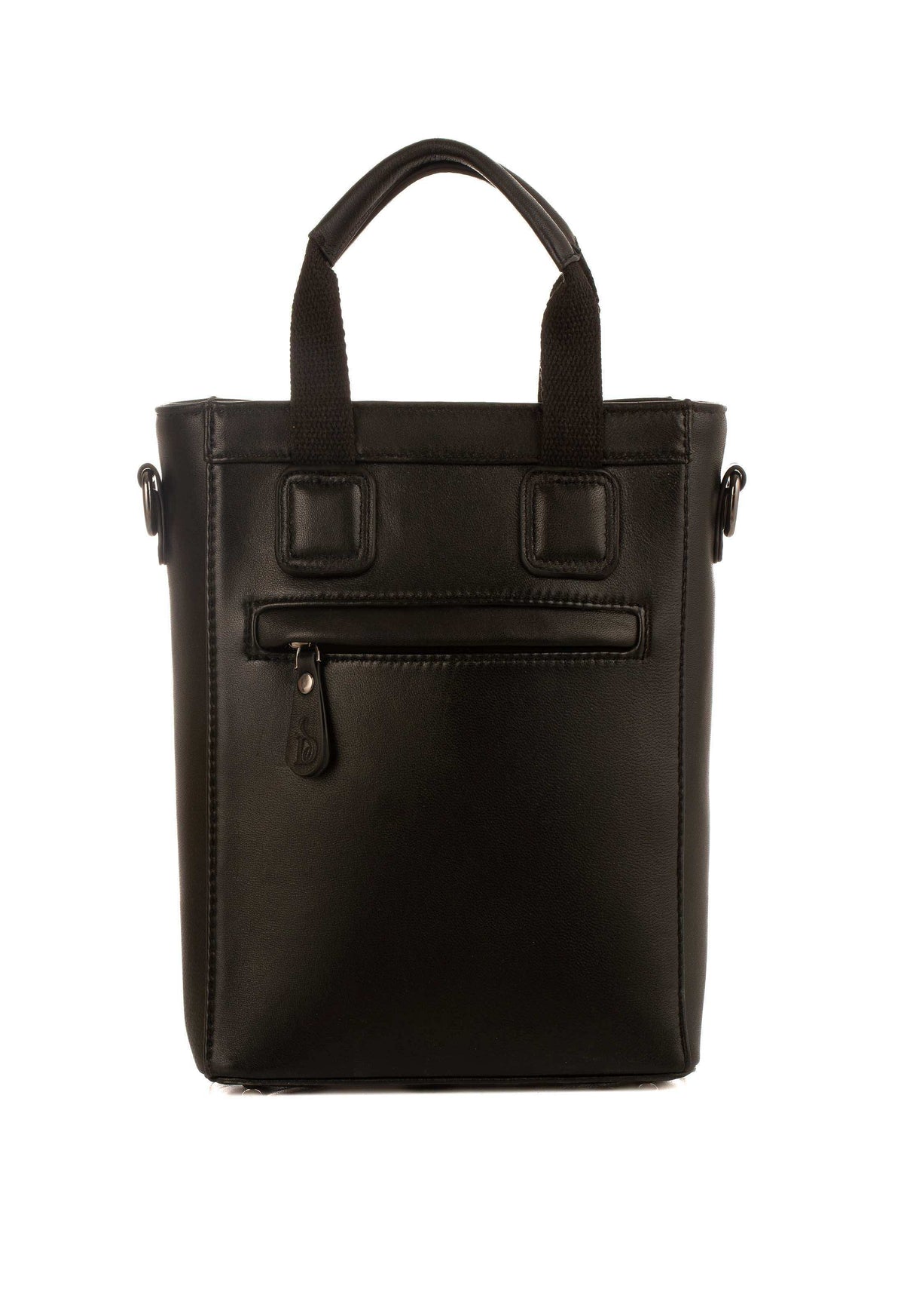Textured Crossbody Bag with Front Pockets
