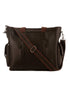 Padded Leather Laptop Bag Dual Zip