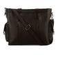 Padded Leather Laptop Bag Dual Zip