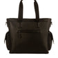 Padded Leather Laptop Bag Dual Zip