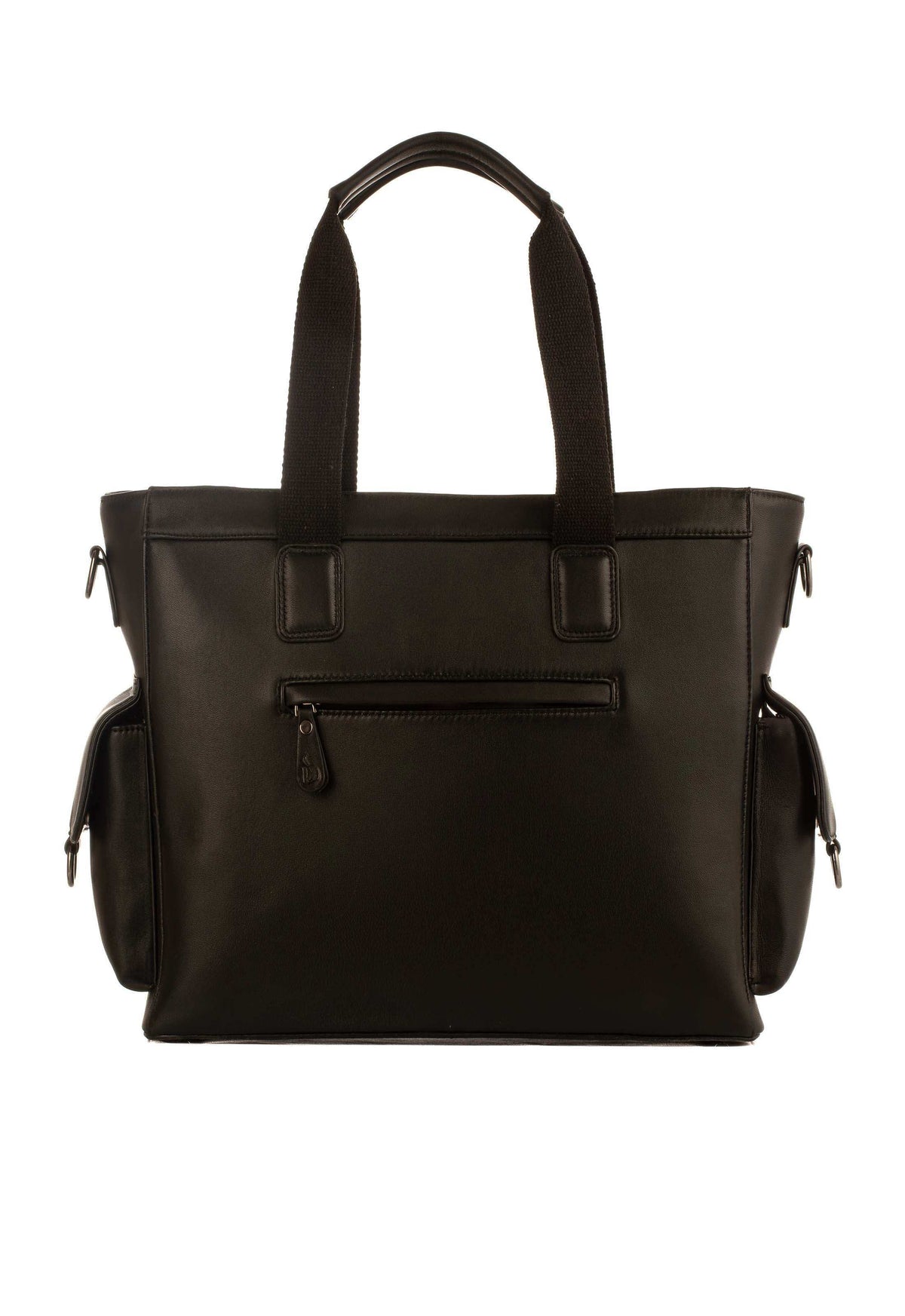 Padded Leather Laptop Bag Dual Zip