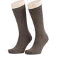 Solid Slip On Cotton Mid-Calf Socks