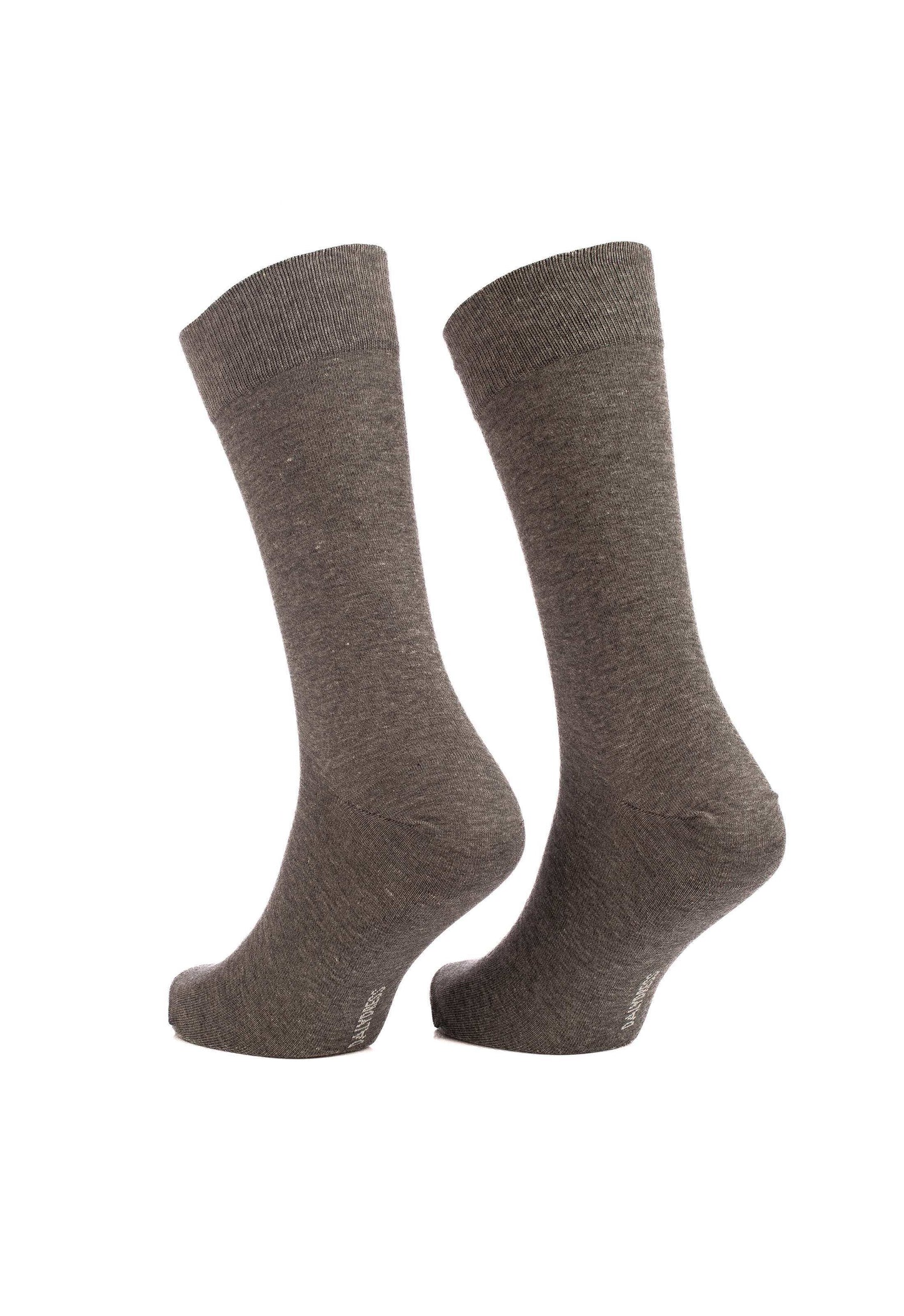 Solid Slip On Cotton Mid-Calf Socks