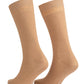 Solid Slip On Cotton Mid-Calf Socks