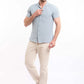 Tailored Straight Cotton Pants with Clean Finish