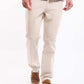 Tailored Straight Cotton Pants with Clean Finish