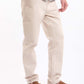 Tailored Straight Cotton Pants with Clean Finish