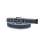 Reversible Fabric-Blend Casual Belt with Leather Accents