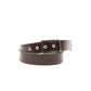 Premium Striped Reversible Leather-Fabric Belt