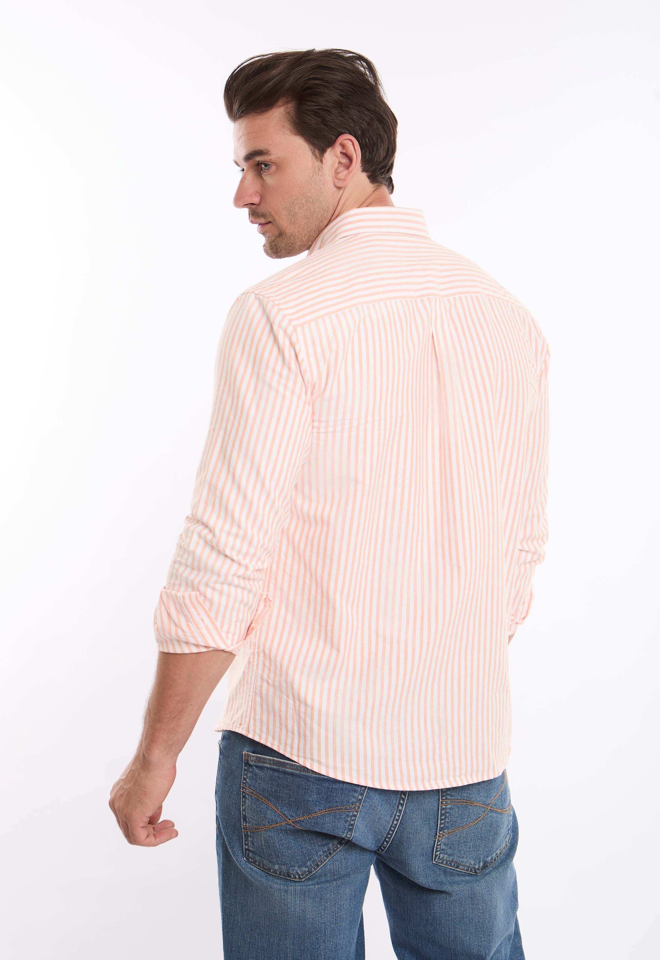 Dual-Tone Striped Casual Shirt