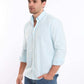 Dual-Tone Striped Casual Shirt