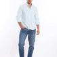 Dual-Tone Striped Casual Shirt