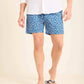Floral Swim Shorts with Side Pockets