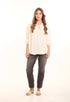 Washed Straight-Leg Cotton Pants