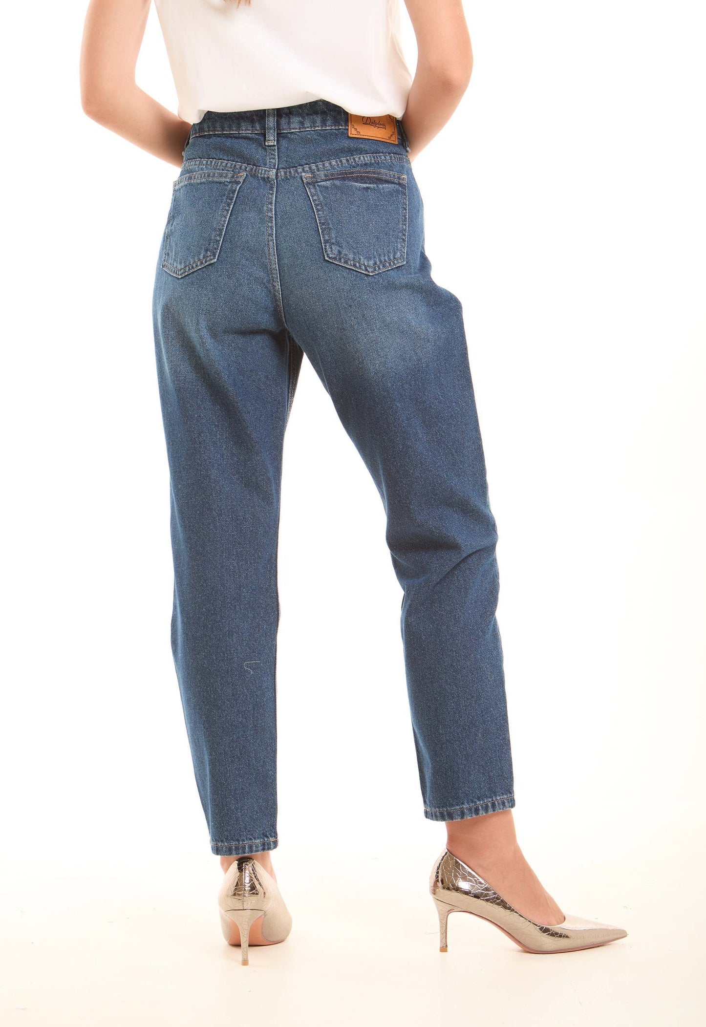 Washed Straight-Leg Cotton Pants