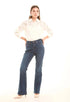 Bootcut Stretch Denim Pants