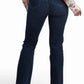 Dark Blue Bootcut Cotton Jeans