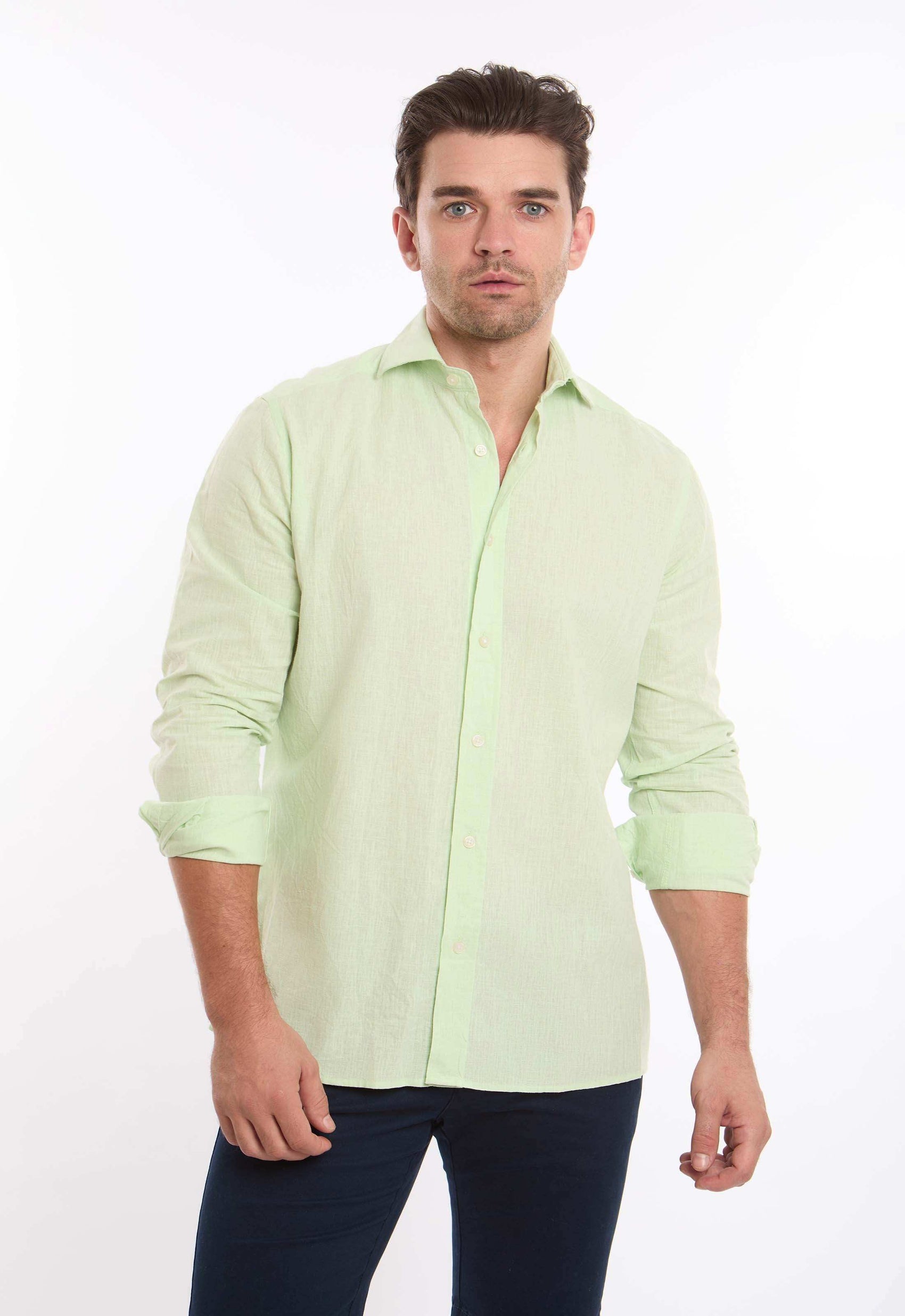 Regular Fit Cotton Textured Shirt