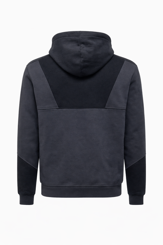 Panel Detail Hooded Sweatshirt