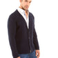 Notched Lapel Elegant Solid Cardigan