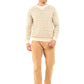 Patterned V-Neck Long Sleeves Pullover