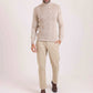Ribbed Turtle Neck Knitted Pullover