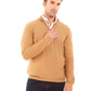 Double Zipped Collar Elegant Sweater