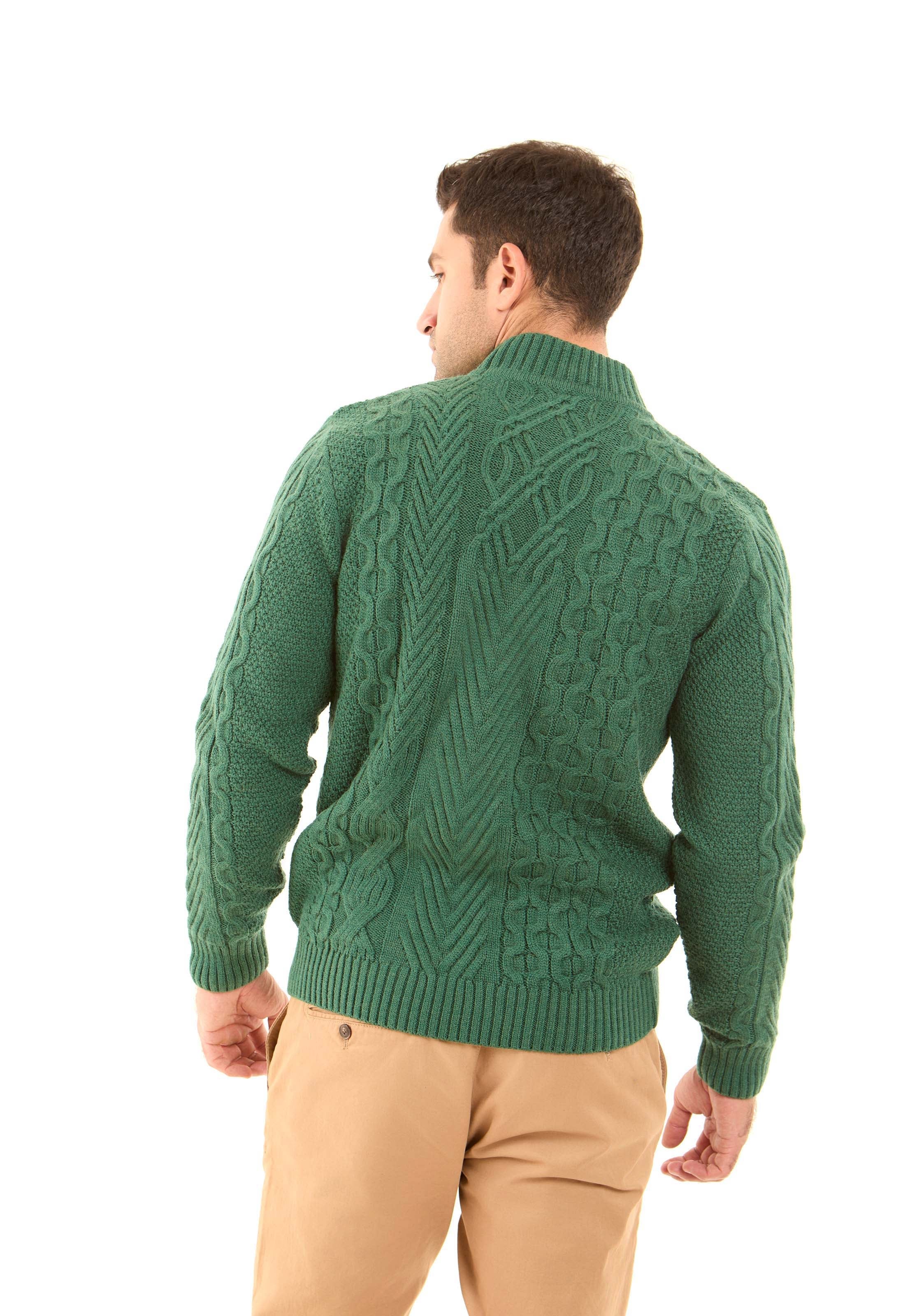 Chunky Knit High-Neck Winter Pullover