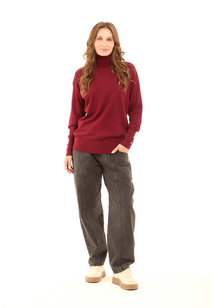 Solid Long Sleeves Basic Long Pullover