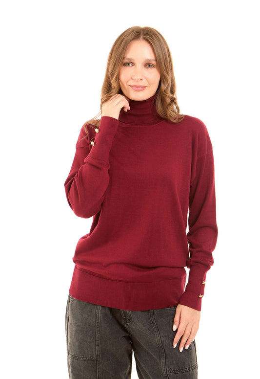 Solid Long Sleeves Basic Long Pullover