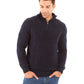 Zipped Stand Collar Knitted Winter Sweater