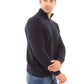 Zipped Stand Collar Knitted Winter Sweater