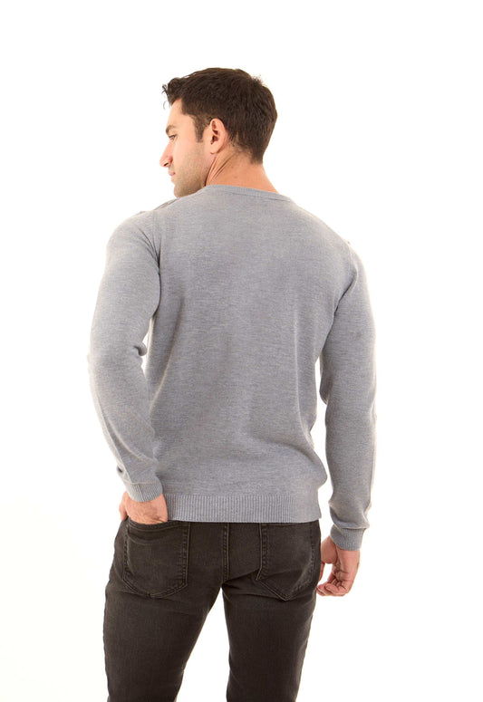 Triangles Pattern Regular Fit Casual Pullover