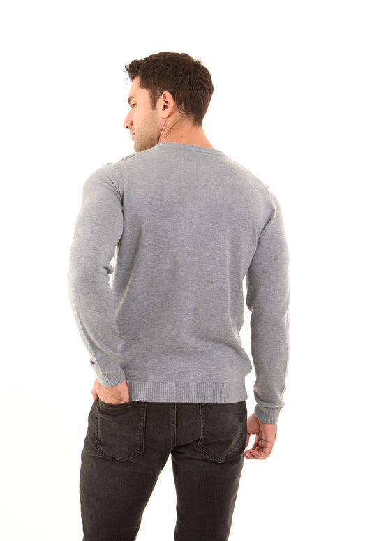 Triangles Pattern Regular Fit Casual Pullover