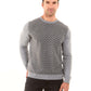 Triangles Pattern Regular Fit Casual Pullover