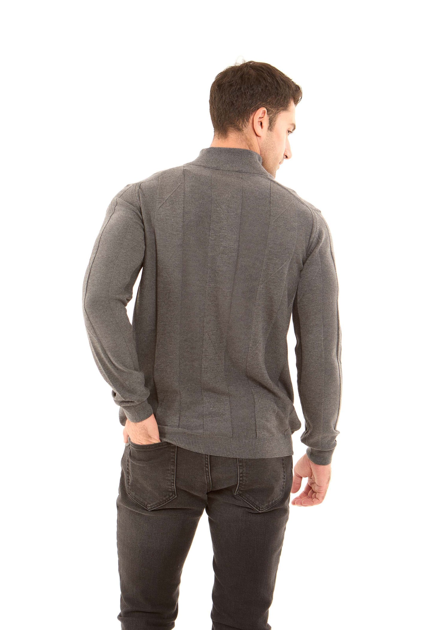 Quarter Zip Neck Regular Fit Sweater