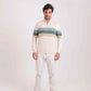 Zipped Neck Sweater with 3 Stripes