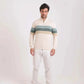 Zipped Neck Sweater with 3 Stripes