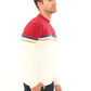 Round Neck Regular Fit Color-Block Pullover