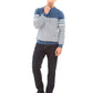 Long Sleeves Striped Pullover with Hem
