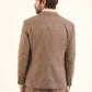 Wool-Blend Checked Tailored Blazer