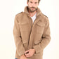 Wool-Blend Utility Jacket