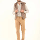 Hooded Neck with Drawstring Casual Vest