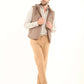 Hooded Neck with Drawstring Casual Vest