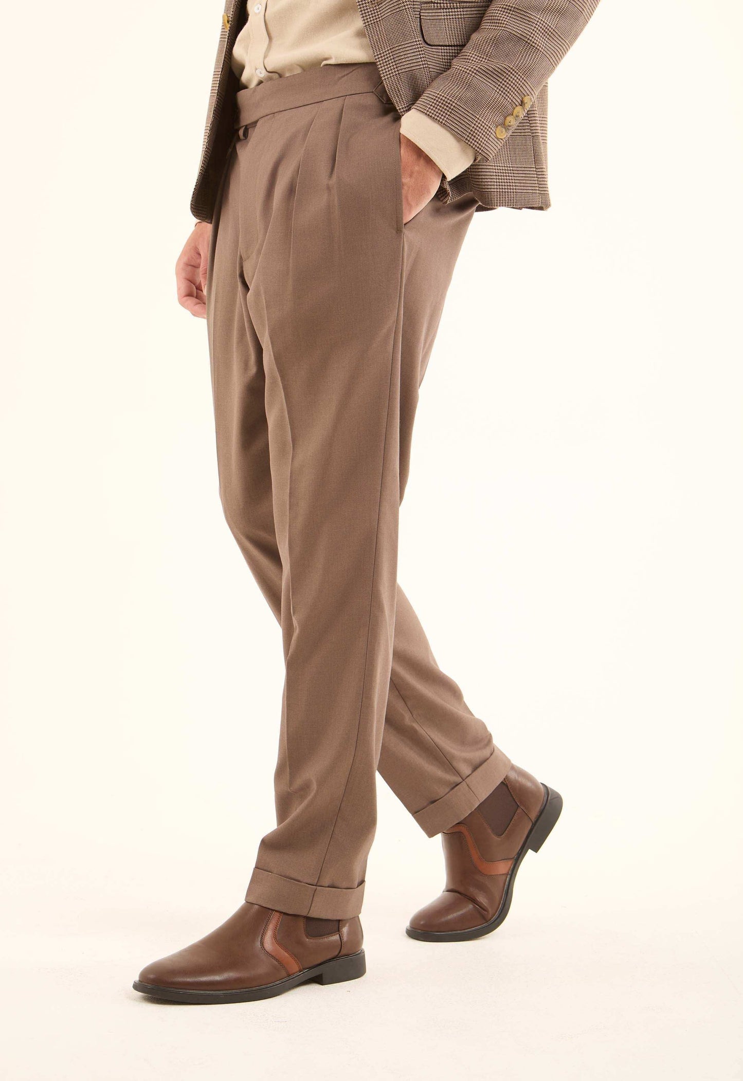 Classic Straight-Leg Dress Pants