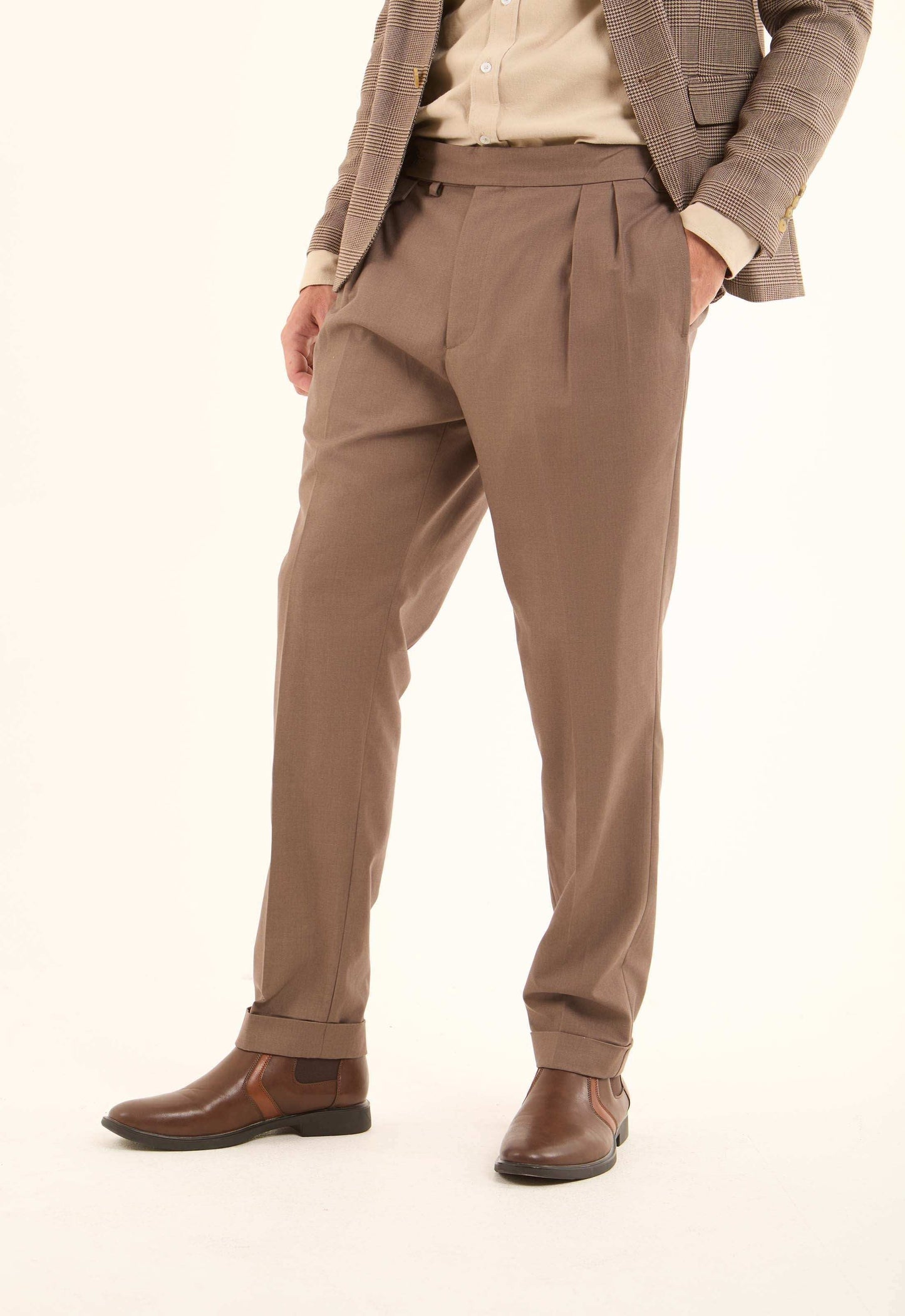 Classic Straight-Leg Dress Pants