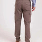 Solid Slim Cargo Pants with Pockets