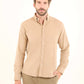 Simple Ribbed Long Sleeves Cotton Shirt