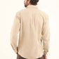 Solid Regular Cotton Shirt with Buttoned Pocket