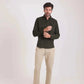 Solid Regular Cotton Shirt with Buttoned Pocket